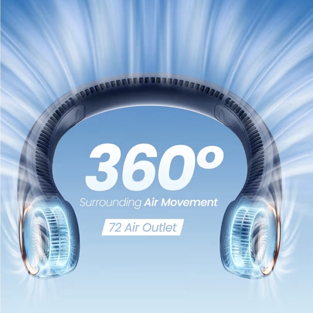 NEW Portable Neck Fan - Picture 5 of 11